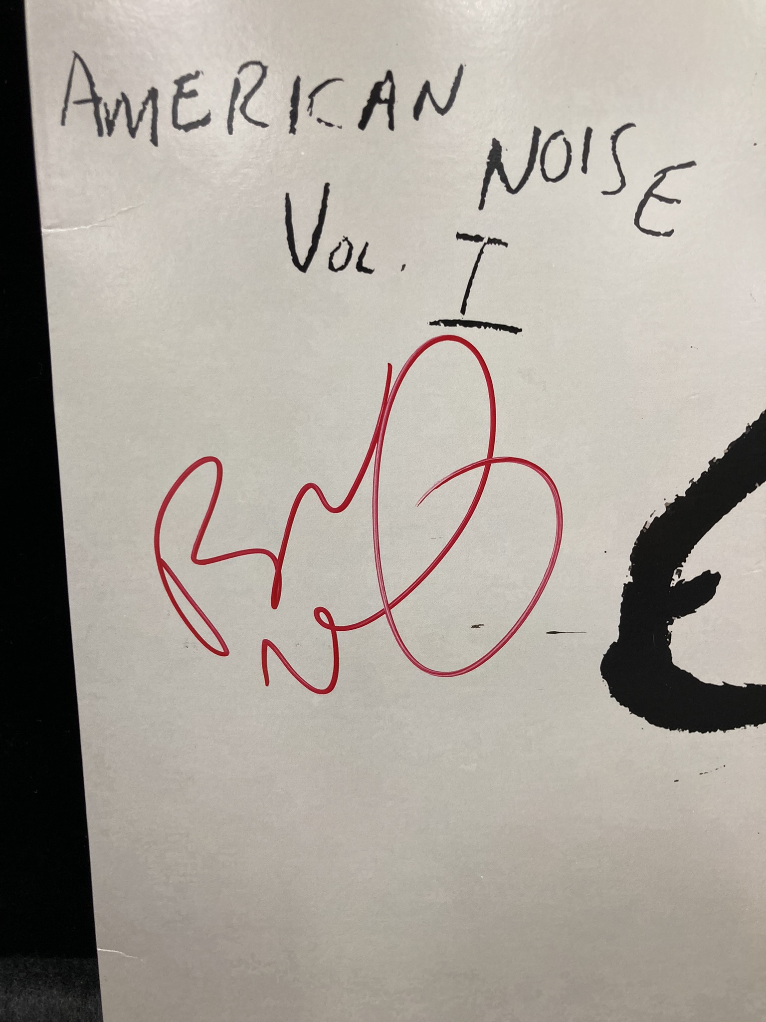 “American Noise” signed album - Image 3